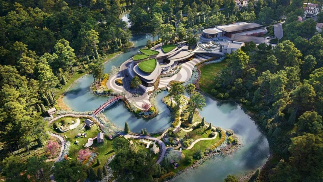 Công viên nội khu Thạnh Phú Centre Point xanh mát