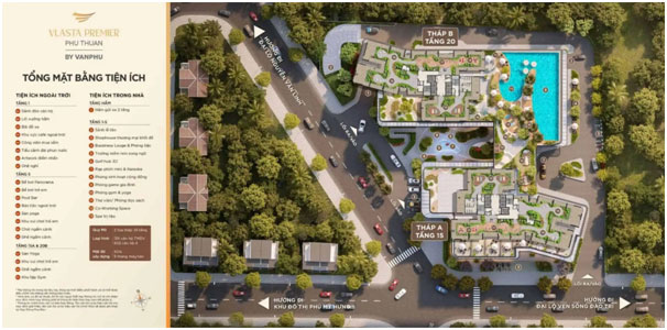 Vị trí dự án Vlasta Premier Phú Thuận ven sông Sài Gòn